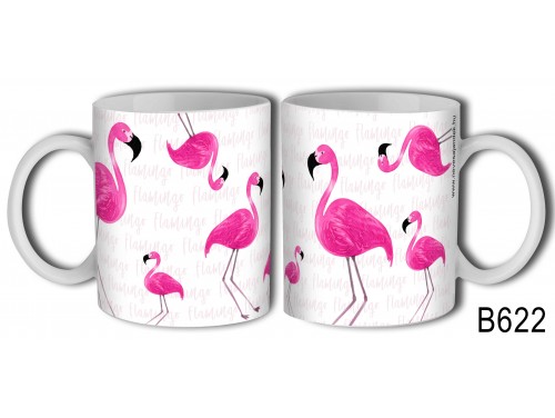 (B622) Bögre 3 dl - Flamingó - Flamingós ajándék ötletek